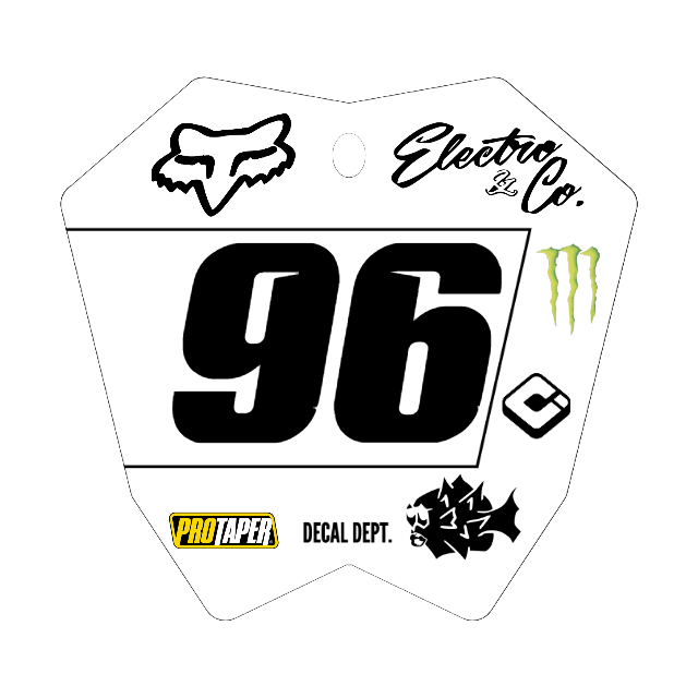 RTR Plate Decal