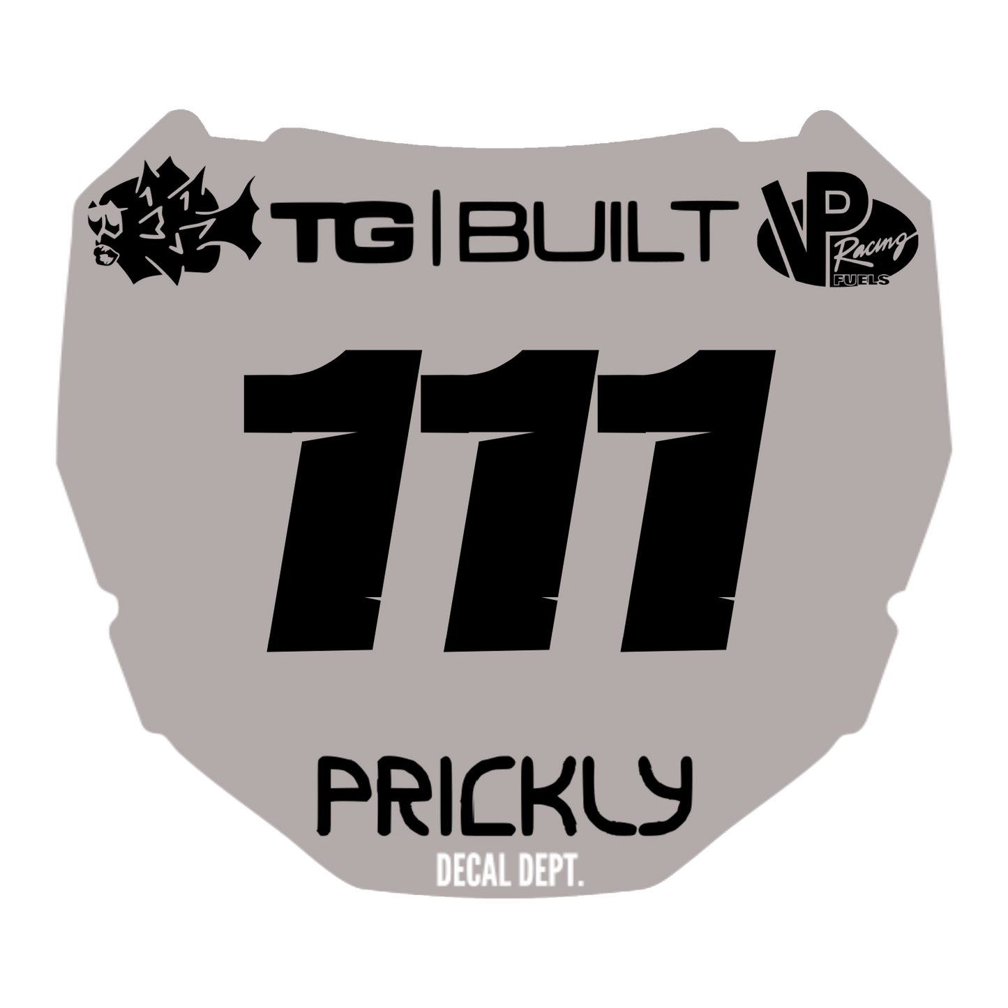 ODI Plate Decal