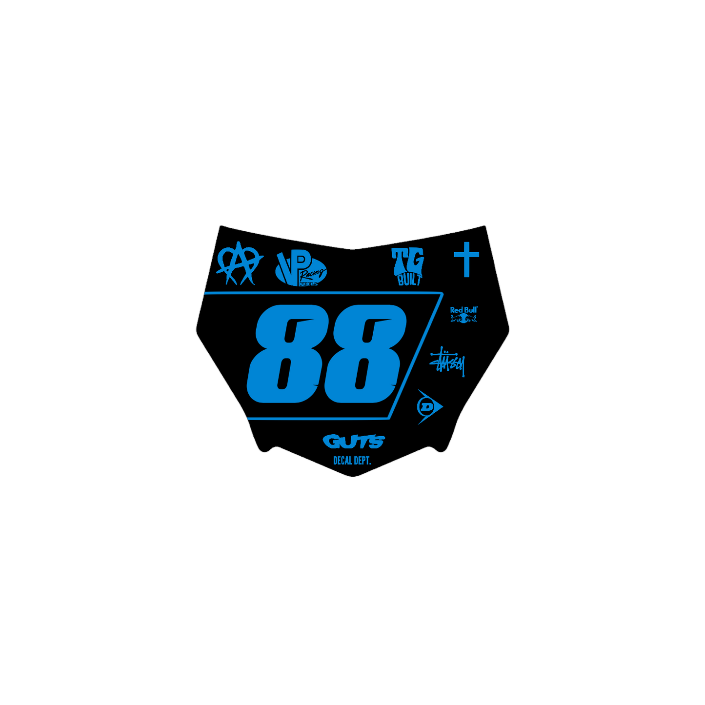 Motocutz Plate Decal