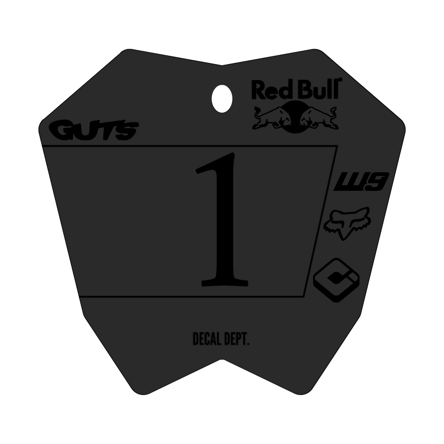 RTR Plate Decal