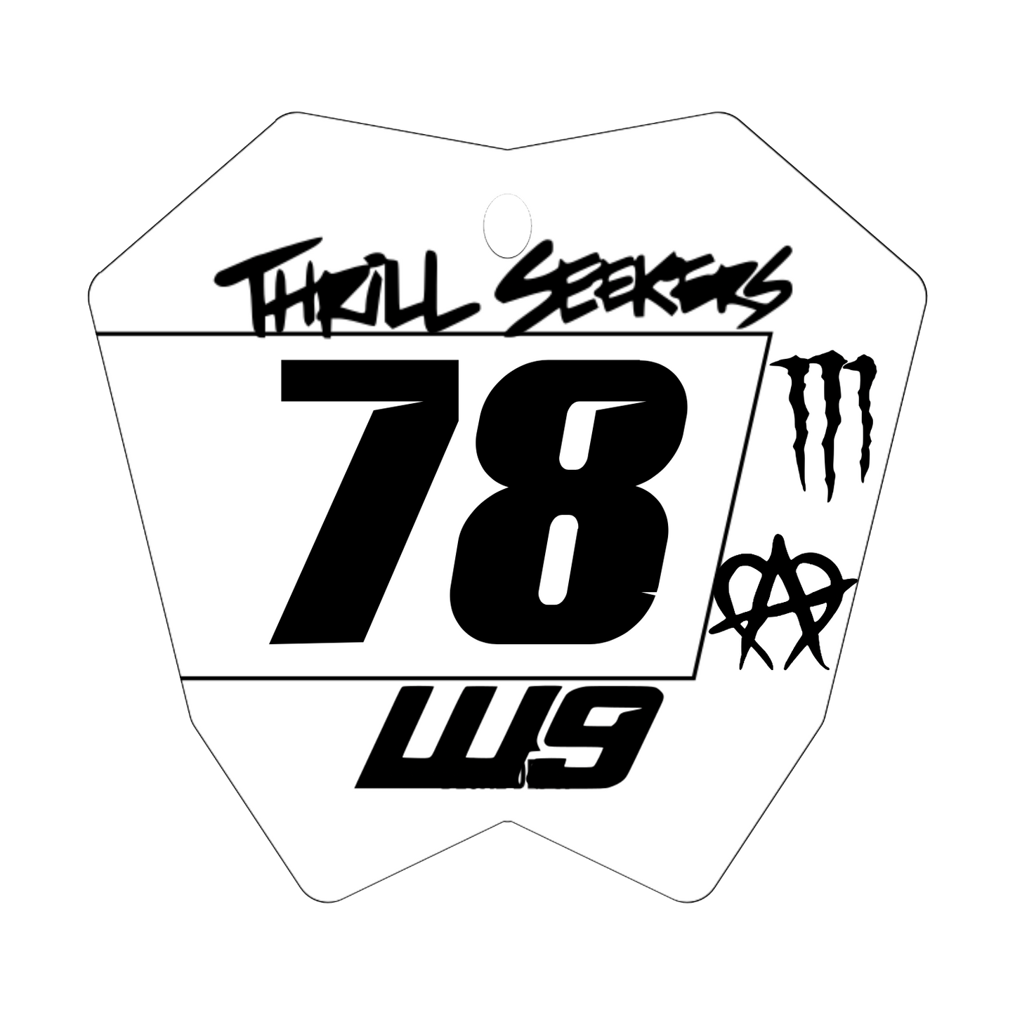 RTR Plate Decal