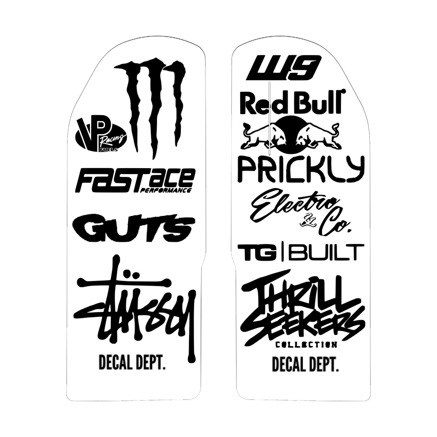 RTR Fork Guard Decal