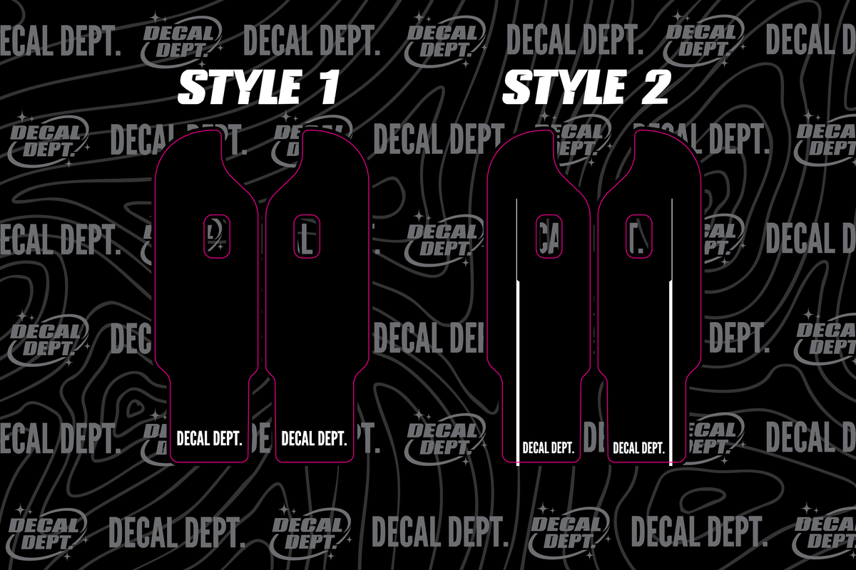 Custom Fork Guard Decals