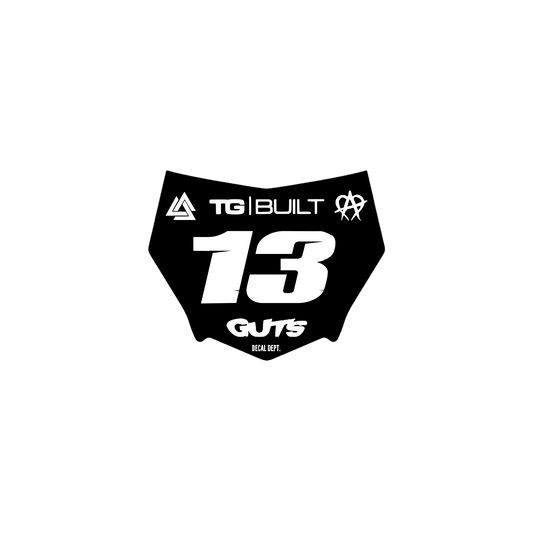 Motocutz Plate Decal