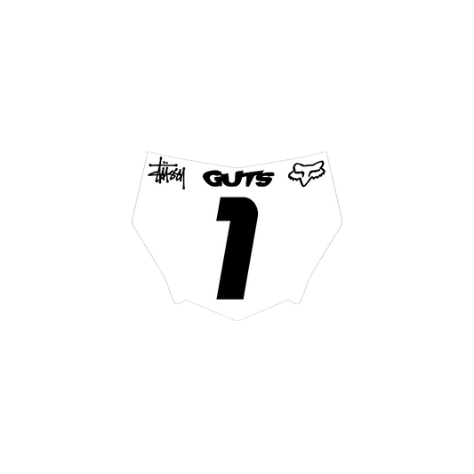 Motocutz Plate Decal