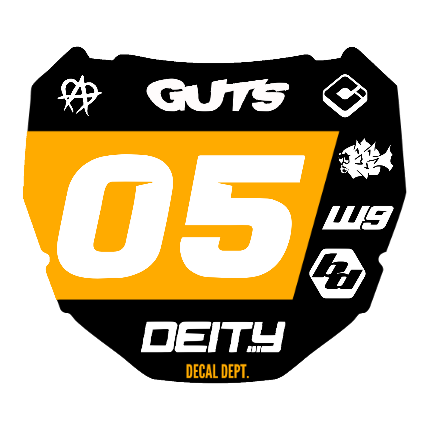 ODI Plate Decal