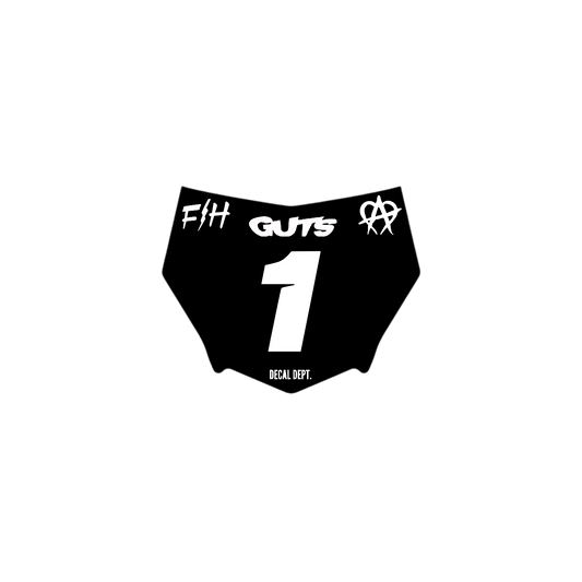 Motocutz Plate Decal