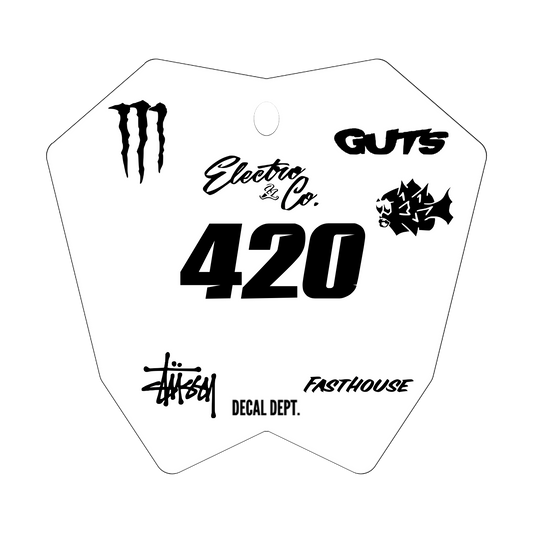 RTR Plate Decal