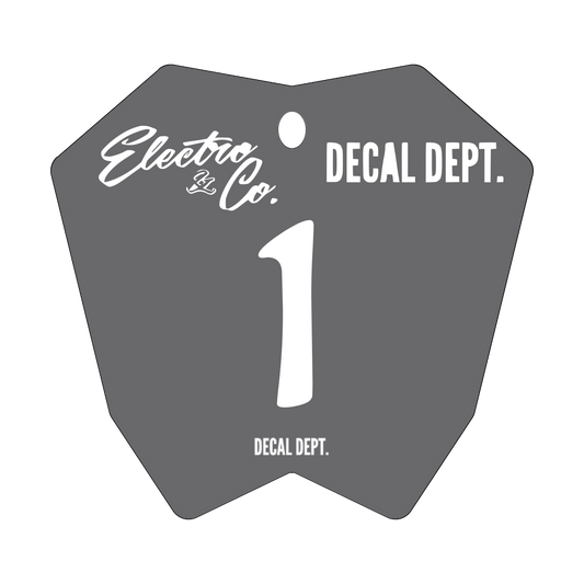 RTR Plate Decal