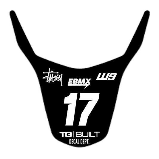 Short Surron Rear Fender Decal