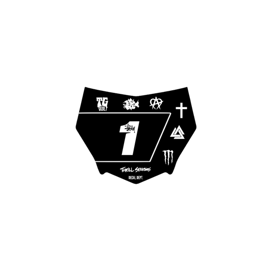 Motocutz Plate Decal