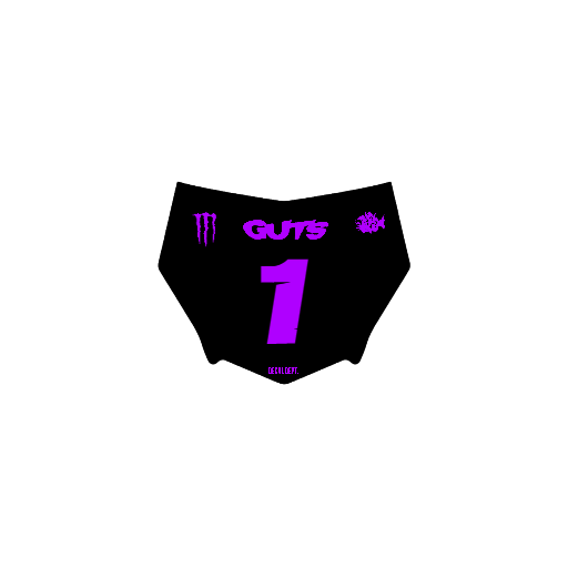 Motocutz Plate Decal
