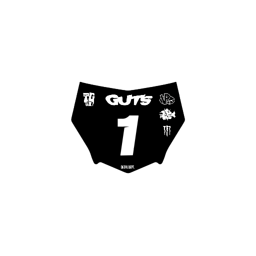Motocutz Plate Decal
