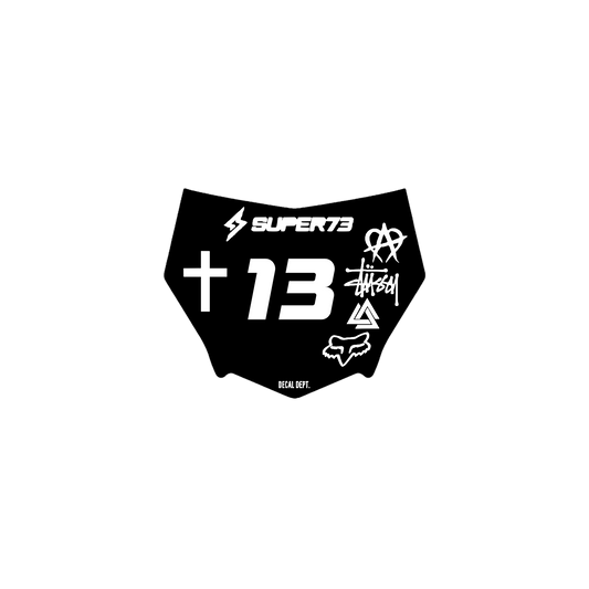 Motocutz Plate Decal