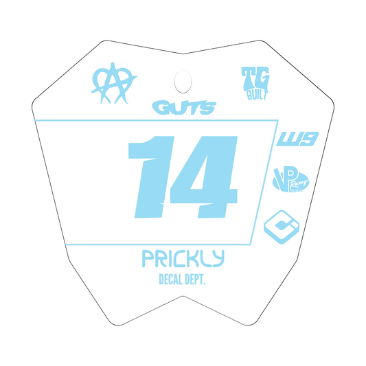 RTR Plate Decal