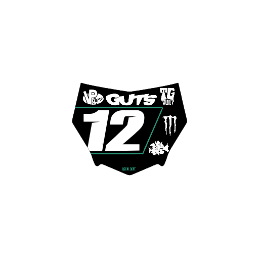 Motocutz Plate Decal