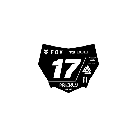 Motocutz Plate Decal
