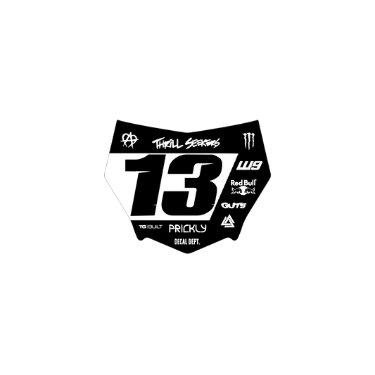 Motocutz Plate Decal