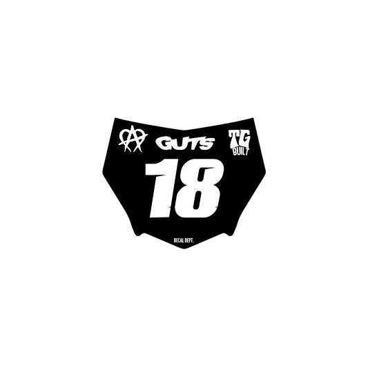 Motocutz Plate Decal