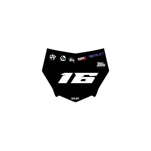 Motocutz Plate Decal