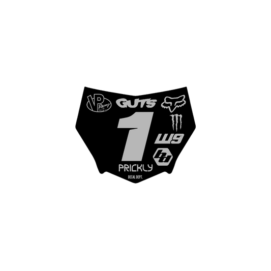 Motocutz Plate Decal