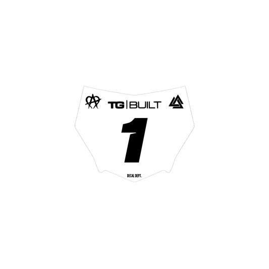 Motocutz Plate Decal