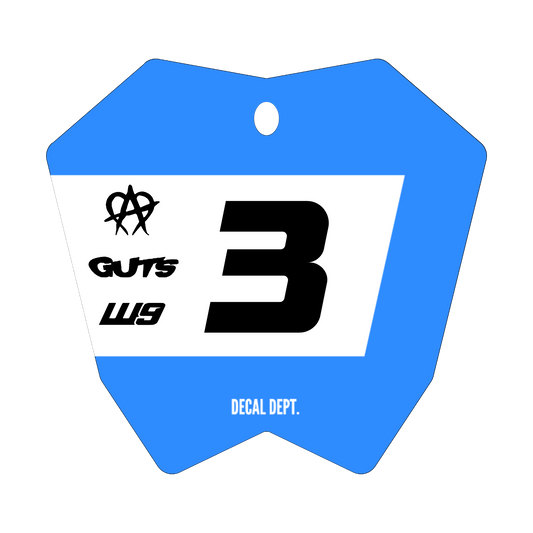 RTR Plate Decal