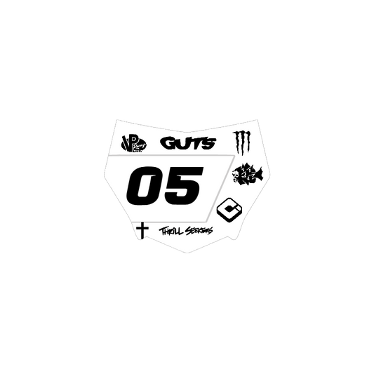 Motocutz Plate Decal