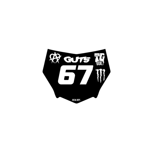 Motocutz Plate Decal