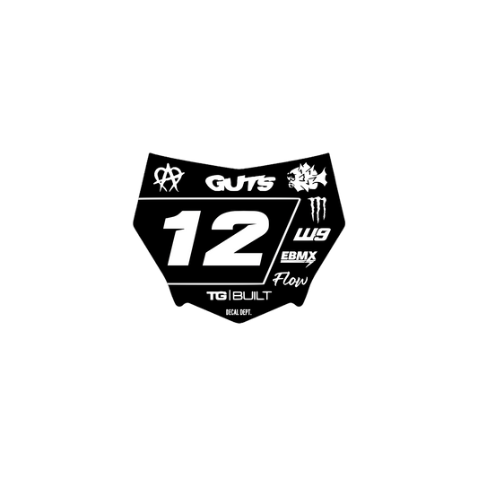 Motocutz Plate Decal