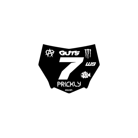 Motocutz Plate Decal