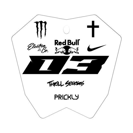 RTR Plate Decal