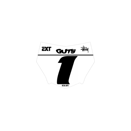 Motocutz Plate Decal