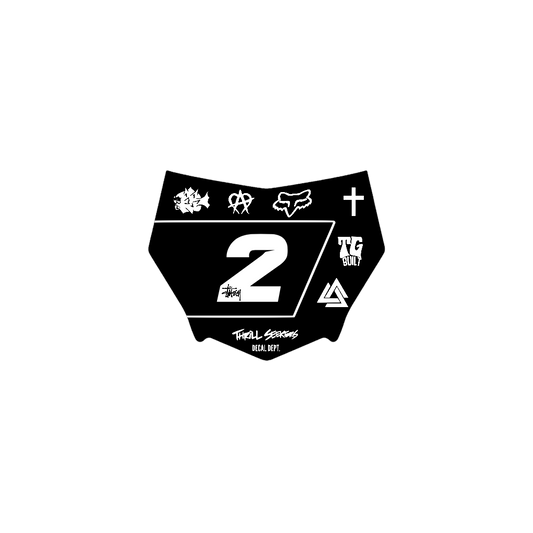 Motocutz Plate Decal