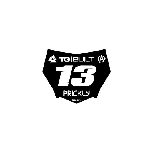 Motocutz Plate Decal