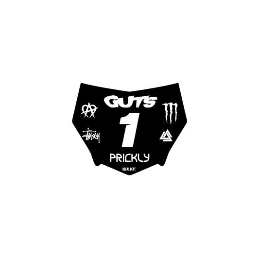 Motocutz Plate Decal