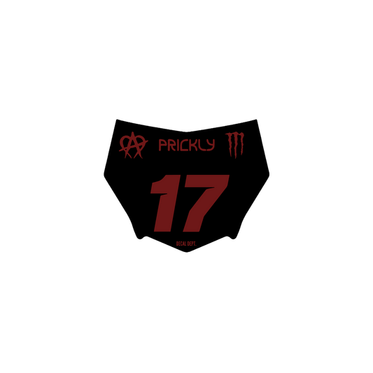 Motocutz Plate Decal