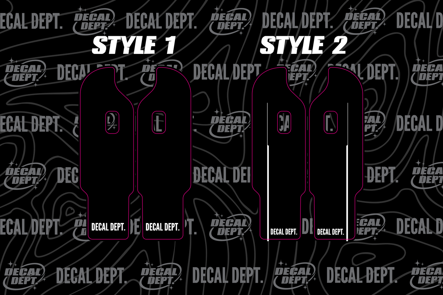 Custom DNM Fork Guard Decal