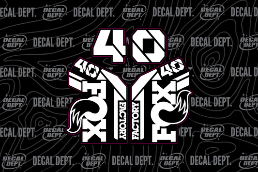 Fox 40 Decals