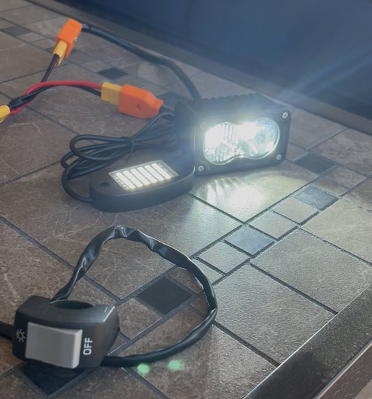 Rechargeable Battery Powered Baja and Rock Light Combo