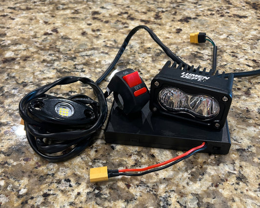 Lumen Dept. AA Powered Baja & Rock Light Combo *FACTORY GRADE*