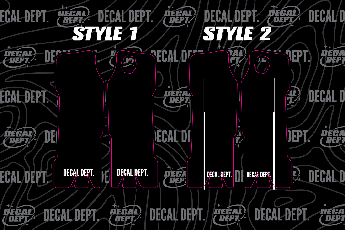 Custom KKE Fork Guard Decal