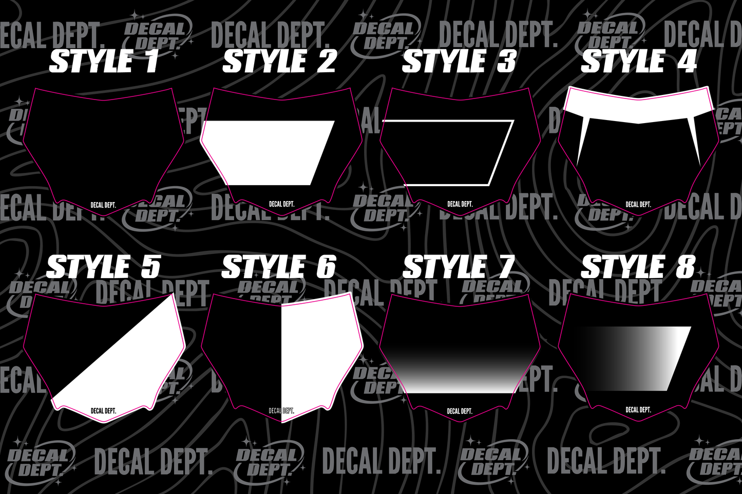 Custom Motocutz Plate Decal