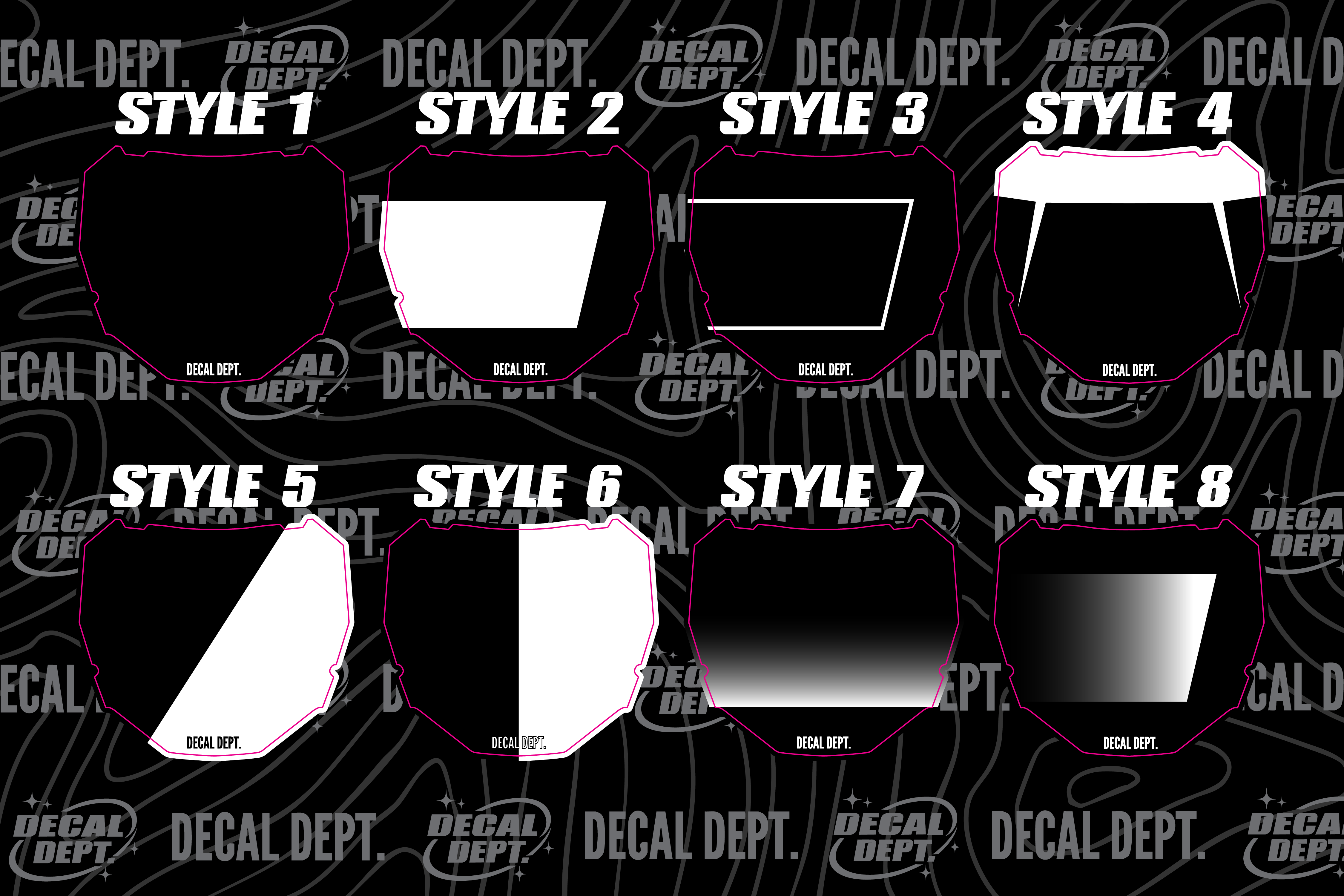 Welcome to Decal Department