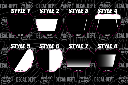 Custom ODI Plate Decal