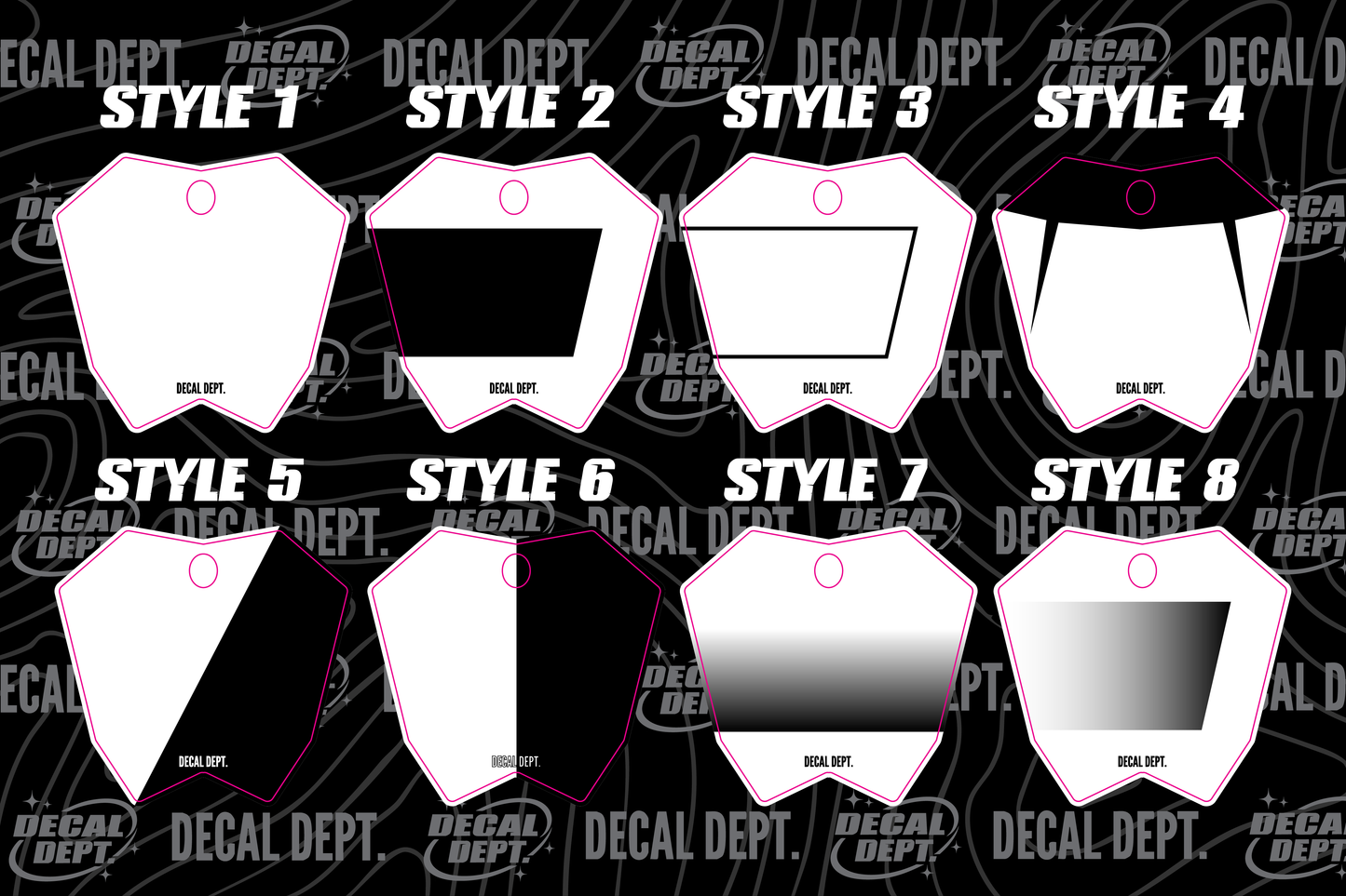 Custom RTR Plate Decal