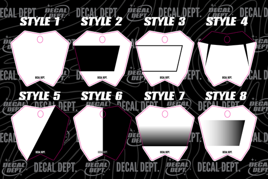 Custom RTR Plate Decal