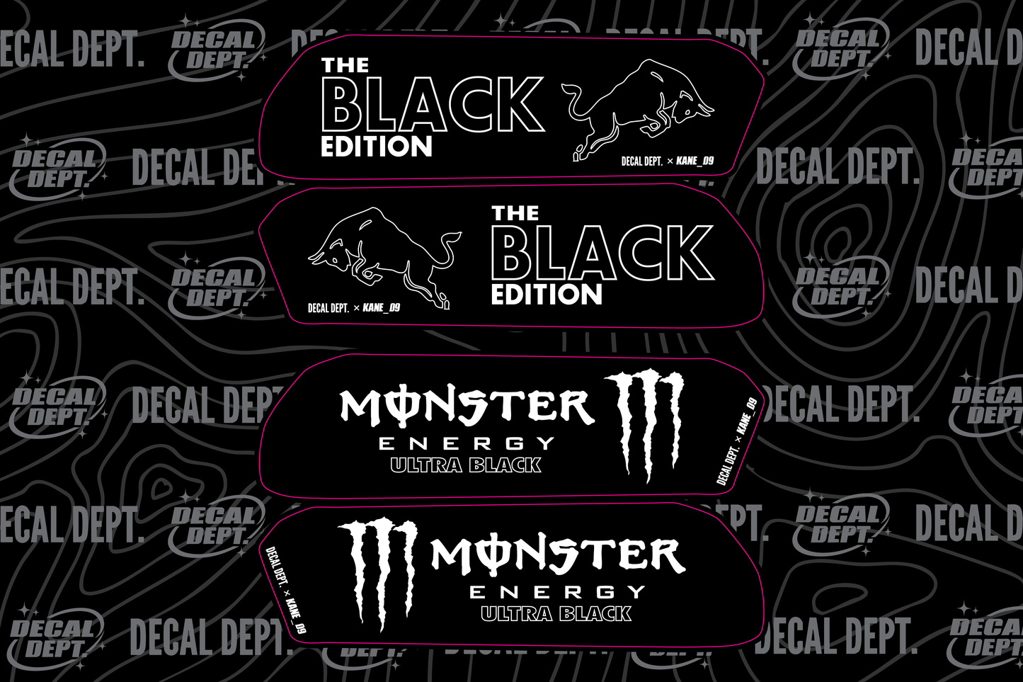 Energy Edition Ridstar Battery Decals