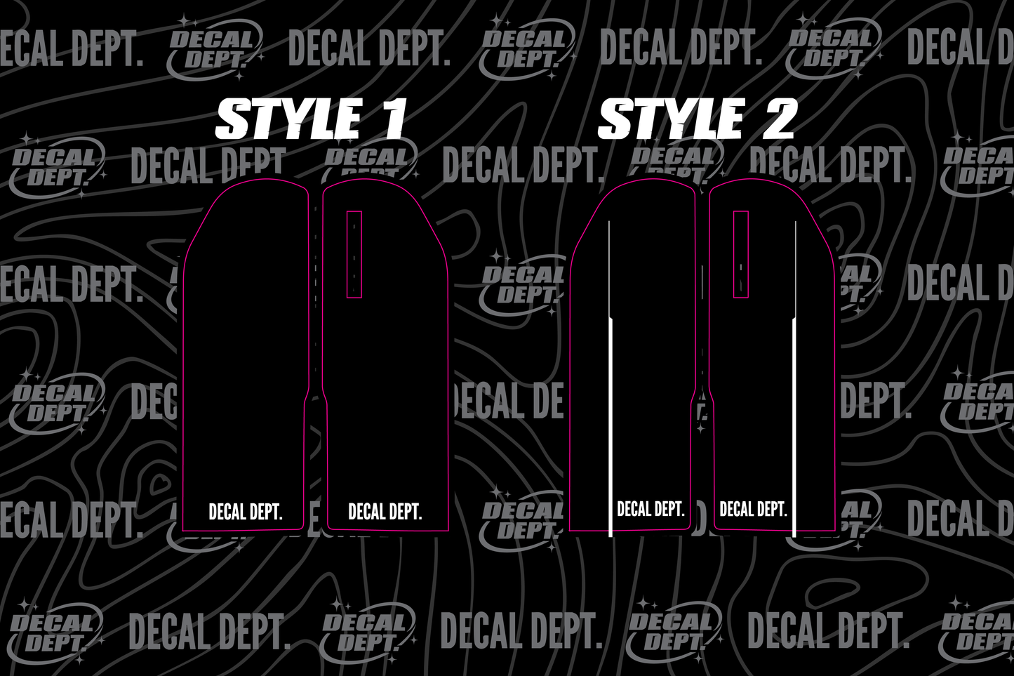 Custom RTR Fork Guard Decal