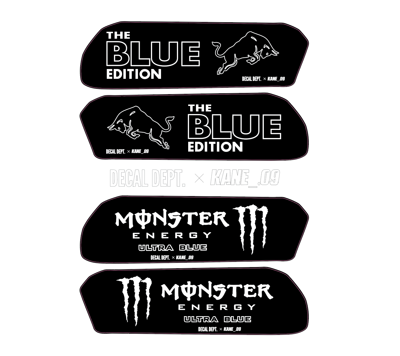 Energy Edition Ridstar Battery Decals